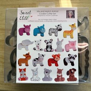 Mix and Match Animal Cookie Cutter Set - Endless possibilities